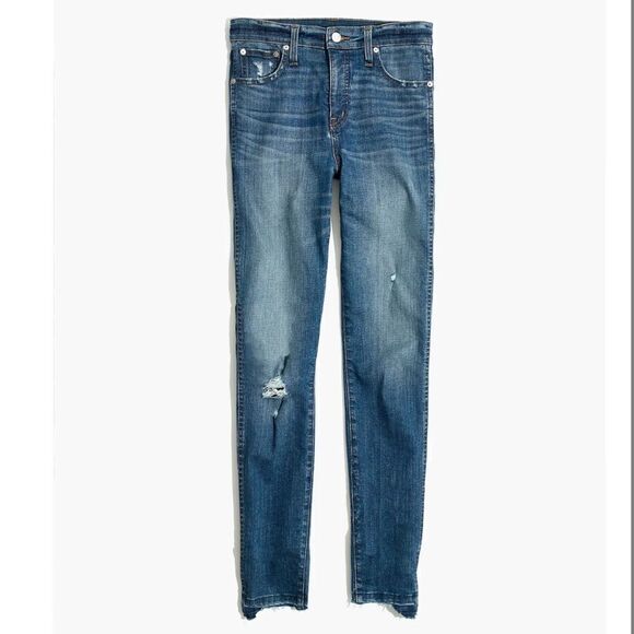 10" High-Rise Skinny Jeans: Drop Step-Hem Edition - Picture 4 of 11